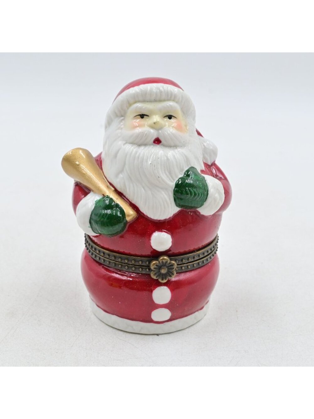 Mr. Christmas Santa Claus Animated Music Box Figurine 4" Tall